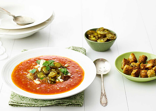 PEPPADEW® Jalapeno Slices Garlic Soup